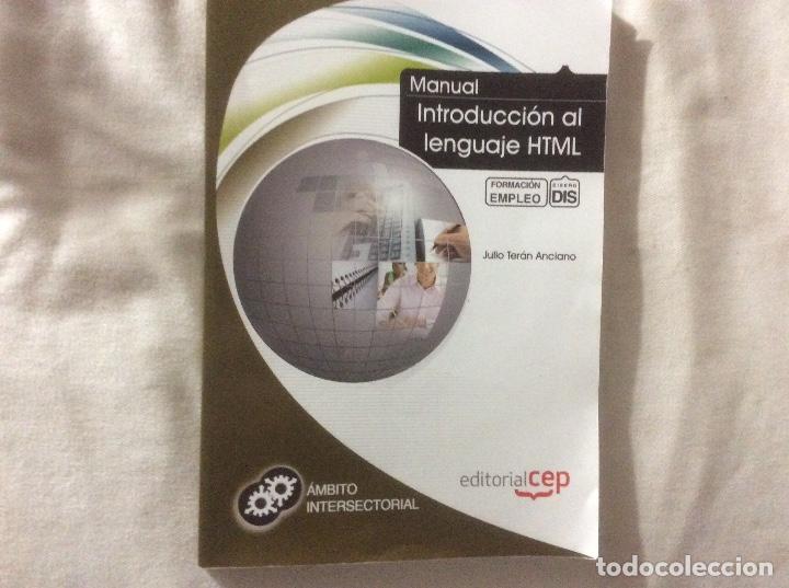 Libros de segunda mano de ciencias: Manual introduccion al lenguaje HTML Julio Teran Formacion Empleo editorial Cep - Foto 1