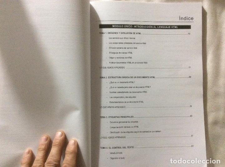Libros de segunda mano de ciencias: Manual introduccion al lenguaje HTML Julio Teran Formacion Empleo editorial Cep - Foto 2