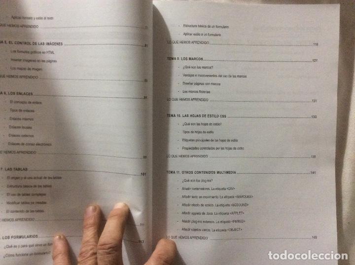 Libros de segunda mano de ciencias: Manual introduccion al lenguaje HTML Julio Teran Formacion Empleo editorial Cep - Foto 4