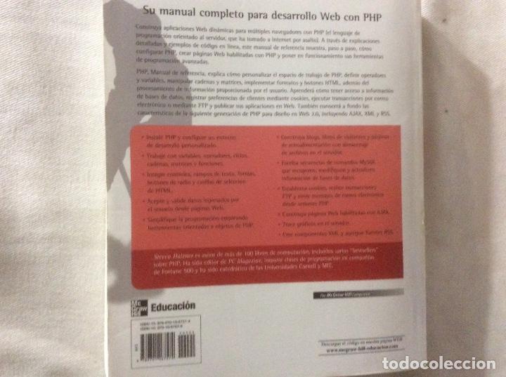 Libros de segunda mano de ciencias: Manual de referencia PHP Steven Holzner Mc Graw Hill - Foto 2