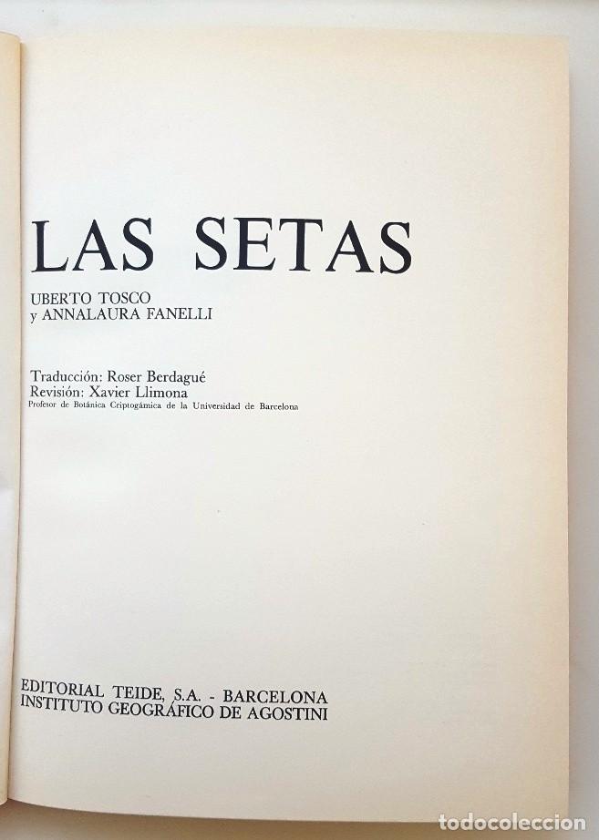 Libros de segunda mano: LAS SETAS. DOCUMENTAL EN COLOR. EDITORIAL TEIDE 1973. - Foto 2