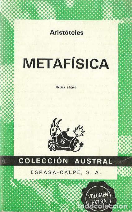Libros de segunda mano de ciencias: ref.0017964 METAF&Iacute;SICA / Arist&oacute;teles - Foto 1