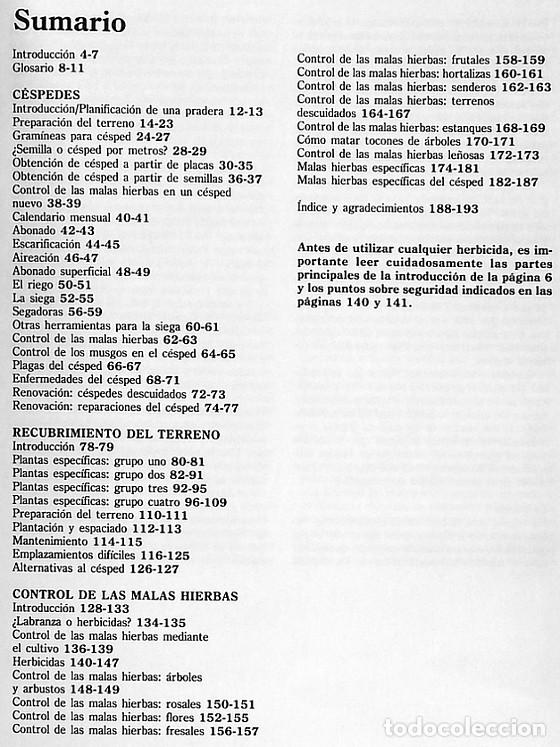 Libros de segunda mano: Cuidado del c&eacute;sped y jard&iacute;n - David Pycraft - Foto 3
