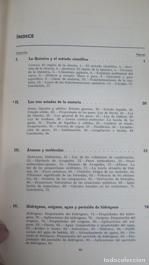 Libros de segunda mano de ciencias: QU&Iacute;MICA GENERAL. VV.AA. ALHAMBRA - Foto 2