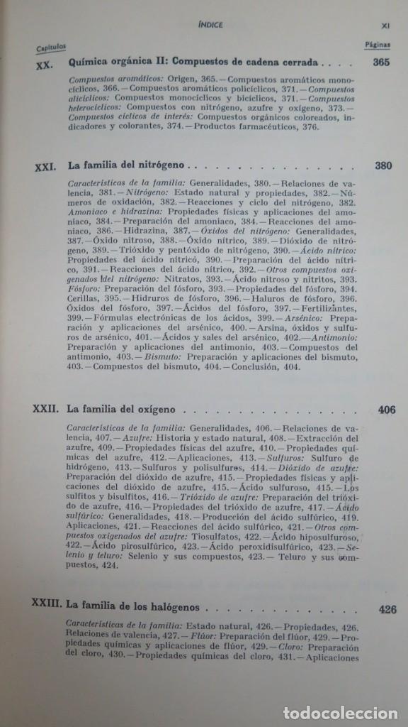 Libros de segunda mano de ciencias: QU&Iacute;MICA GENERAL. VV.AA. ALHAMBRA - Foto 4