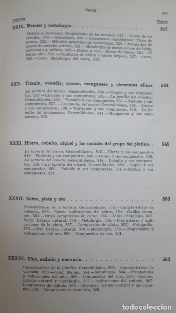 Libros de segunda mano de ciencias: QU&Iacute;MICA GENERAL. VV.AA. ALHAMBRA - Foto 6
