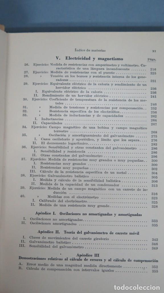 Libros de segunda mano de ciencias: PR&Aacute;CTICAS DE F&Iacute;SICA. WILHELM WESTPHAL. - Foto 5