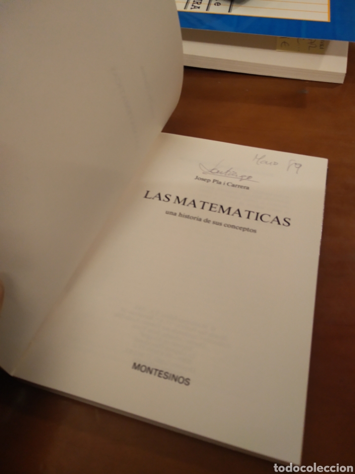 Libros de segunda mano de ciencias: LAS MATEM&Aacute;TICAS. JOSEP PLA I CARRERA #3700 - Foto 3