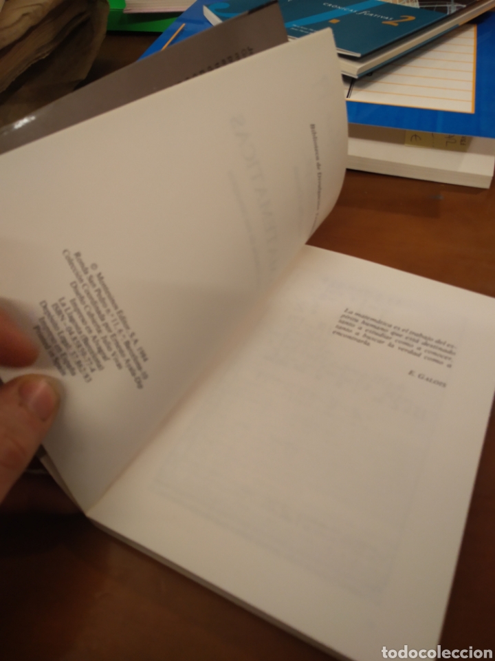 Libros de segunda mano de ciencias: LAS MATEM&Aacute;TICAS. JOSEP PLA I CARRERA #3700 - Foto 4