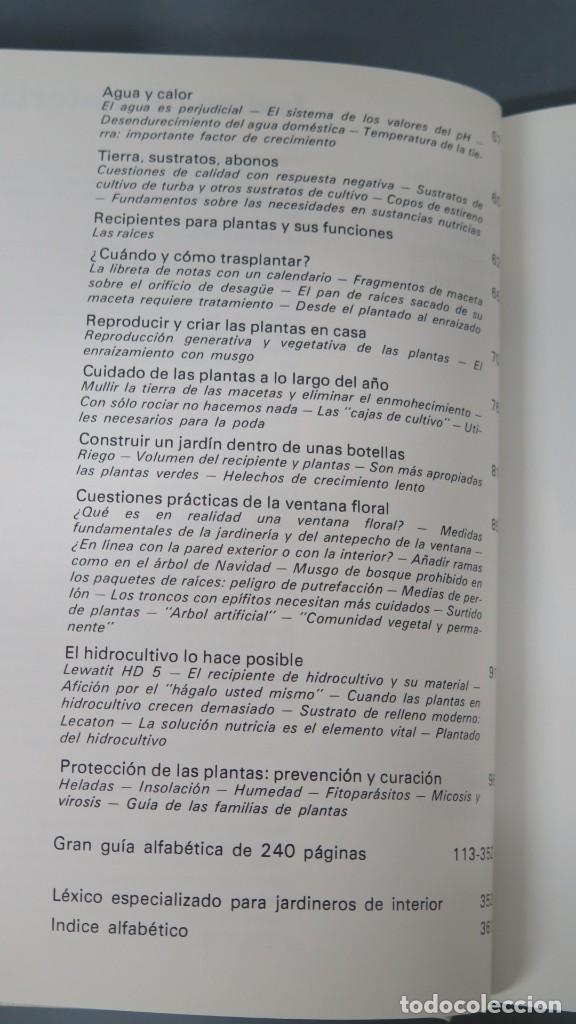 Libros de segunda mano: GUIA DE LAS PLANTAS DE INTERIOR. HERWIG - Foto 3