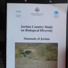 Libros de segunda mano: JORDAN COUNTRY STUDY ON BIOLOGICAL DIVERSITY. MAMMALS OF JORDAN. ZURHAIR S. AMR. DEBIBL. Lote 191103278