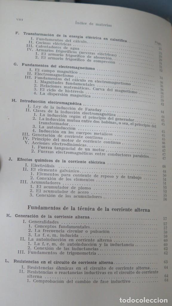 Libros de segunda mano de ciencias: COMPENDIO DE ELECTROTECNIA PRACTICA. RUDOLF - Foto 3
