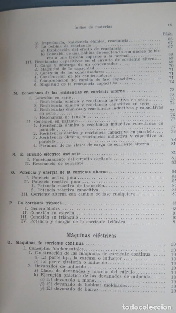 Libros de segunda mano de ciencias: COMPENDIO DE ELECTROTECNIA PRACTICA. RUDOLF - Foto 4