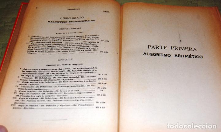 Libros de segunda mano de ciencias: Aritm&eacute;tica, por Ignacio Salinas y Angulo y Manuel Ben&iacute;tez y Parodi. - Foto 6
