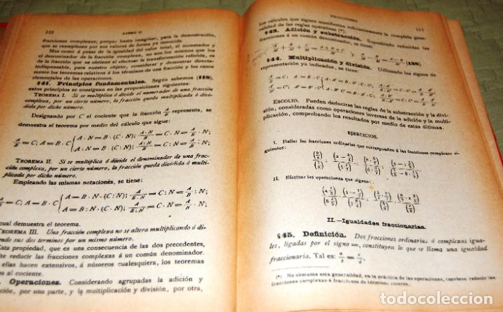 Libros de segunda mano de ciencias: Aritm&eacute;tica, por Ignacio Salinas y Angulo y Manuel Ben&iacute;tez y Parodi. - Foto 7