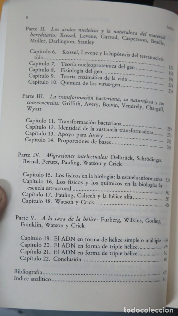 Libros de segunda mano: EL CAMINO HACIA LA DOBLE HELICE. ROBERT OLBY - Foto 3