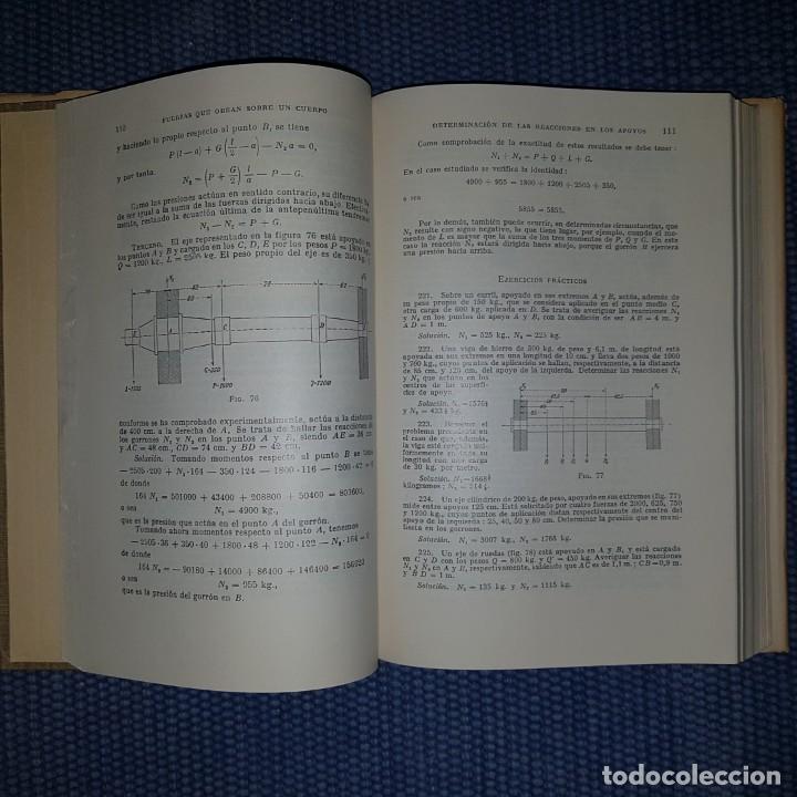 Libros de segunda mano de ciencias: Mec&aacute;nica, Resistencia de materiales, Elementos de grafost&aacute;tica - Foto 3