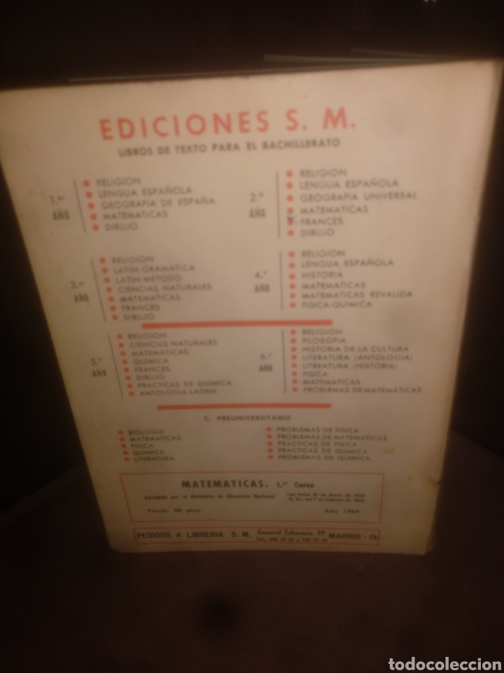 Libros de segunda mano de ciencias: Matem&aacute;ticas I C. Marcos - Foto 3
