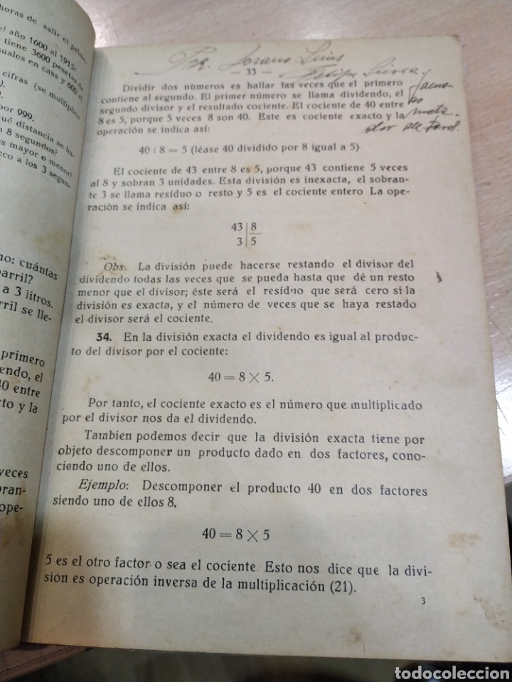 Libros de segunda mano de ciencias: Elementos de aritm&eacute;tica. Jim&eacute;nez Soto. - Foto 2