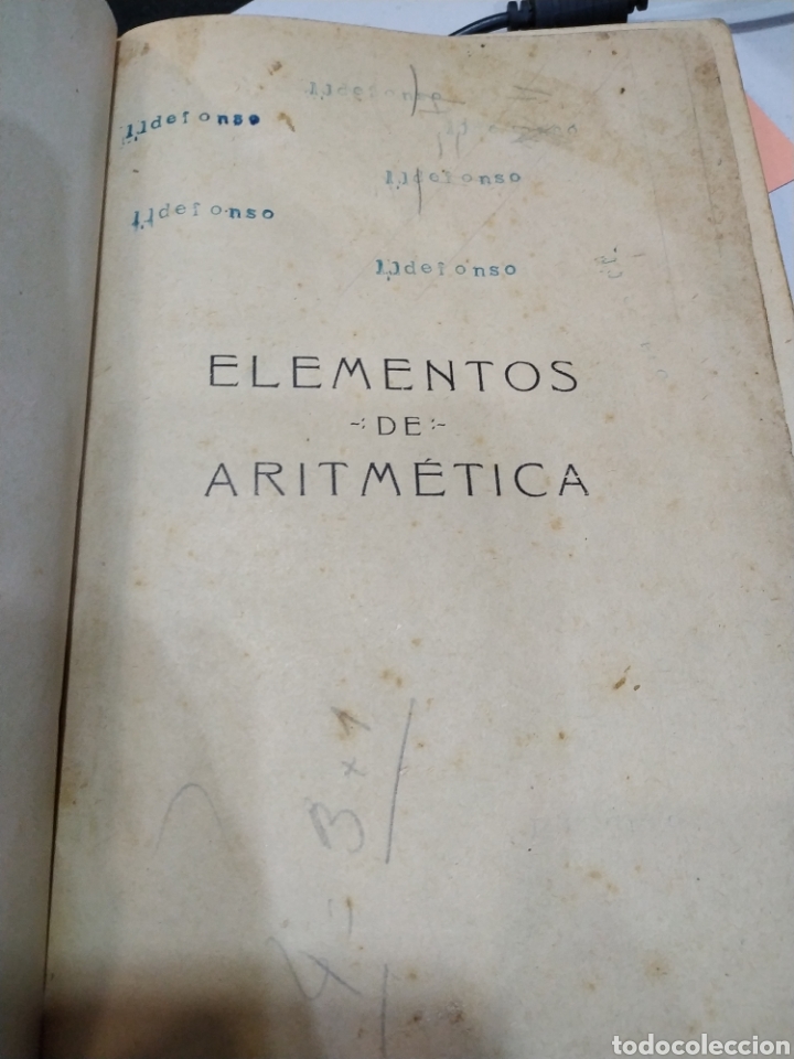 Libros de segunda mano de ciencias: Elementos de aritm&eacute;tica. Jim&eacute;nez Soto. - Foto 3