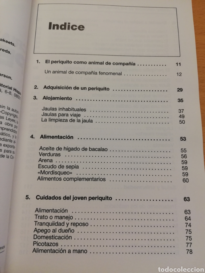 Libros de segunda mano: CR&Iacute;A Y CUIDADOS DE LOS PERIQUITOS (C. FEYERABEND) - Foto 3