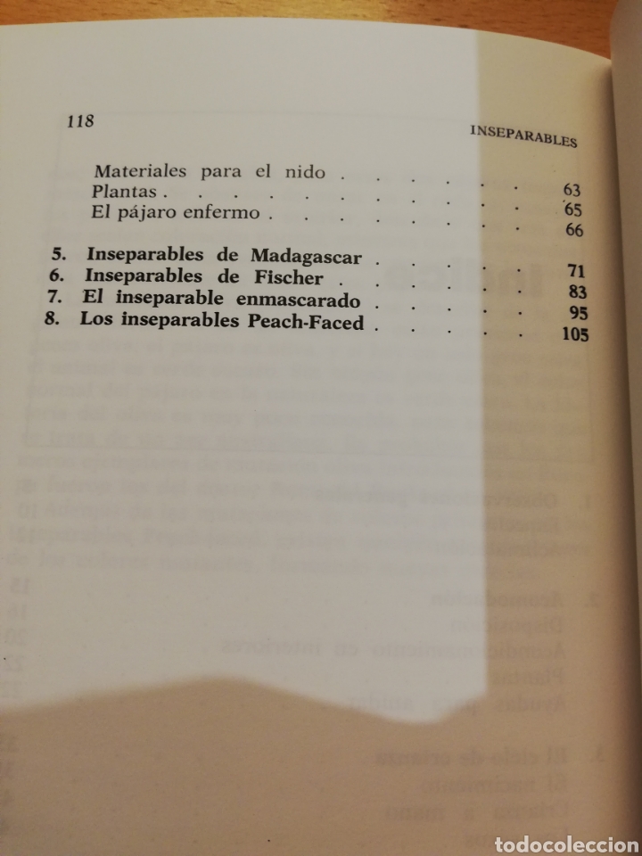 Libros de segunda mano: AGAPORNIS. LOS INSEPARABLES (DR. M. M. VRIENDS) - Foto 4