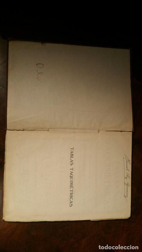 Libros de segunda mano de ciencias: TABLAS TAQUIM&Eacute;TRICAS 1963 J. J. CUARTERO EDICI&Oacute;N CORREGIDA - Foto 2