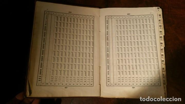 Libros de segunda mano de ciencias: TABLAS TAQUIM&Eacute;TRICAS 1963 J. J. CUARTERO EDICI&Oacute;N CORREGIDA - Foto 3