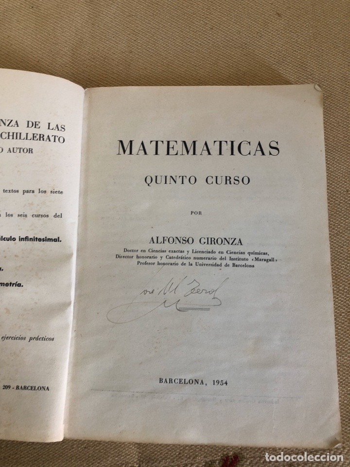 Libros de segunda mano de ciencias: 5o curso de Matem&aacute;ticas - Foto 2