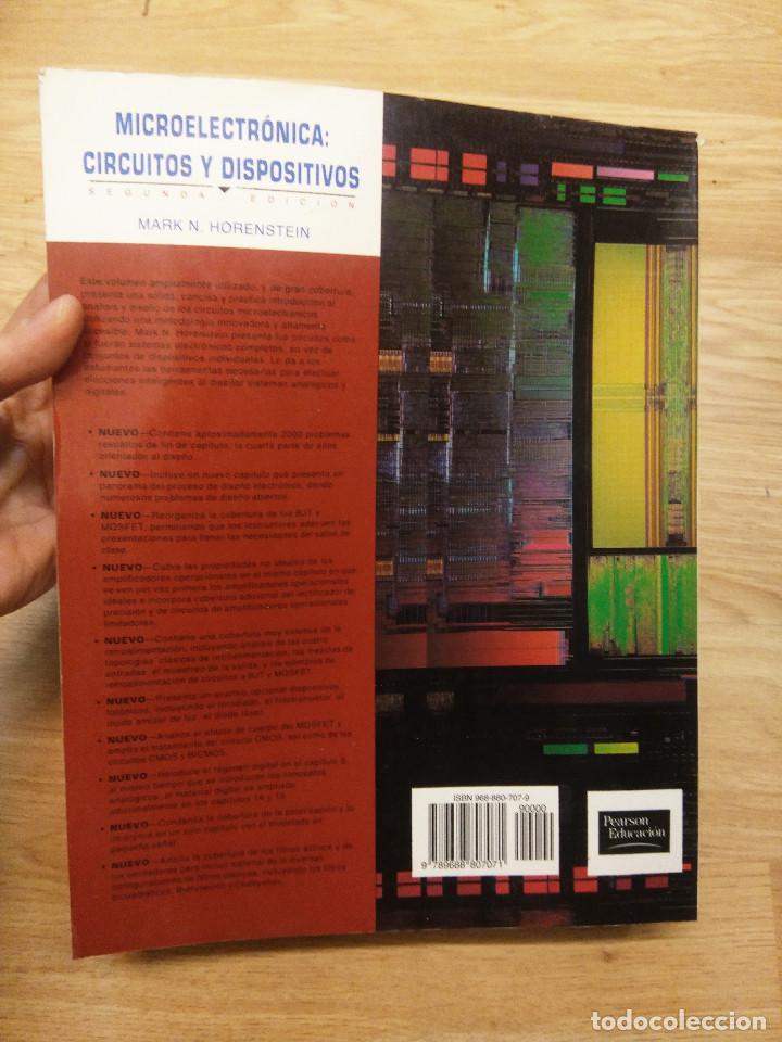 Libros de segunda mano de ciencias: Microelectr&oacute;nica: Circuitos y Dispositivos. Horenstein. 2 ed. - Foto 3