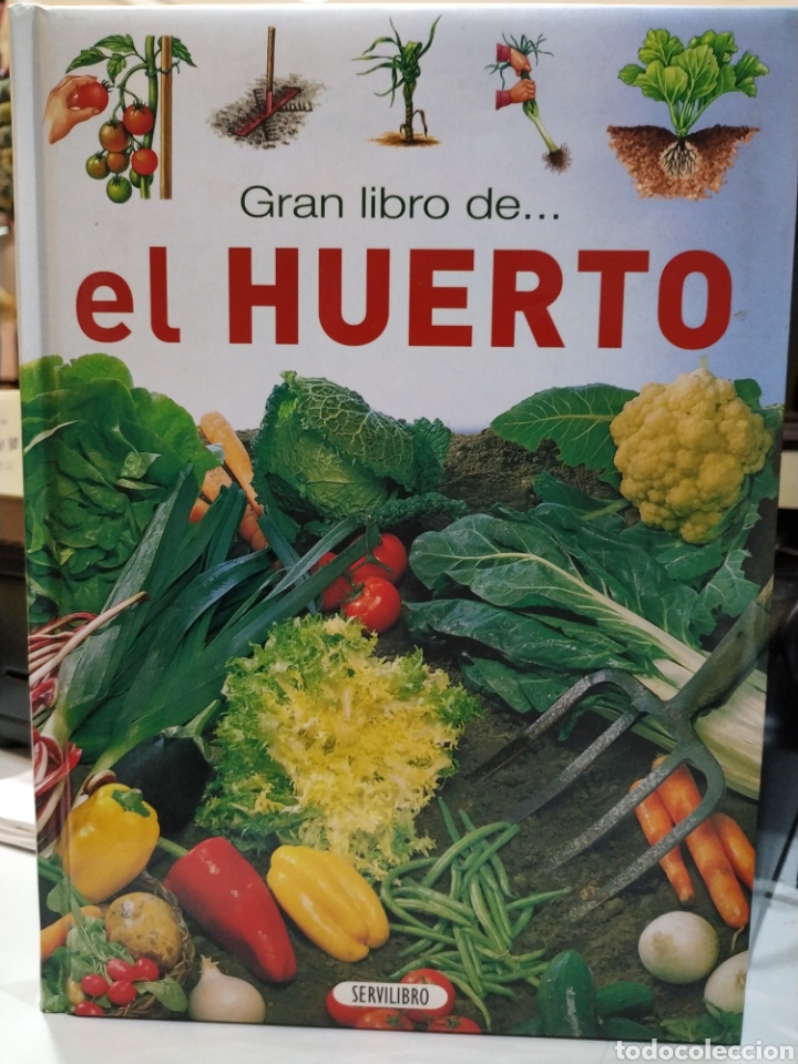 Libros de segunda mano: Gran libro de El huerto. Servilibro - Foto 1