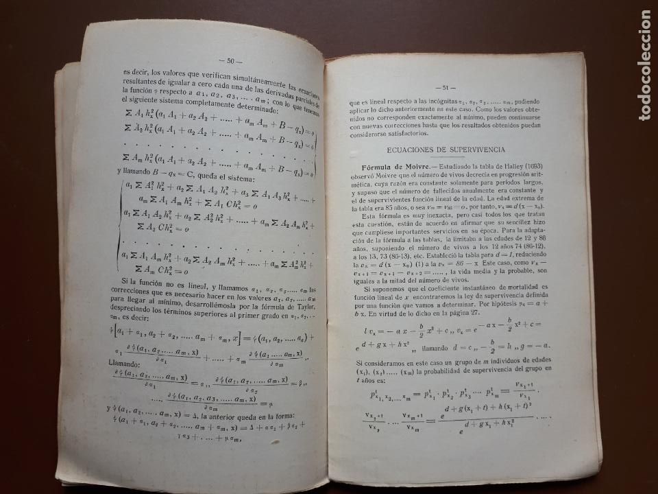 Libros de segunda mano de ciencias: Matem&aacute;tica de la mortalidad - Isidoro Rubio - Foto 4