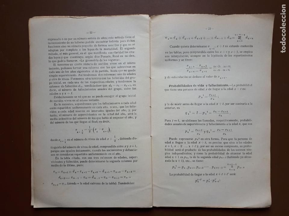 Libros de segunda mano de ciencias: Matem&aacute;tica de la mortalidad - Isidoro Rubio - Foto 5