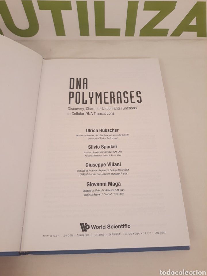 Libros de segunda mano de ciencias: DNA Polymerases.World scientific. - Foto 3
