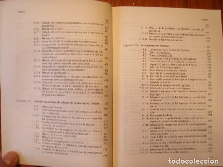 Libros de segunda mano de ciencias: LIBRO C&Aacute;LCULO NUM&Eacute;RICO  FUNDAMENTAL DEMIDOVICH MARON - Foto 6