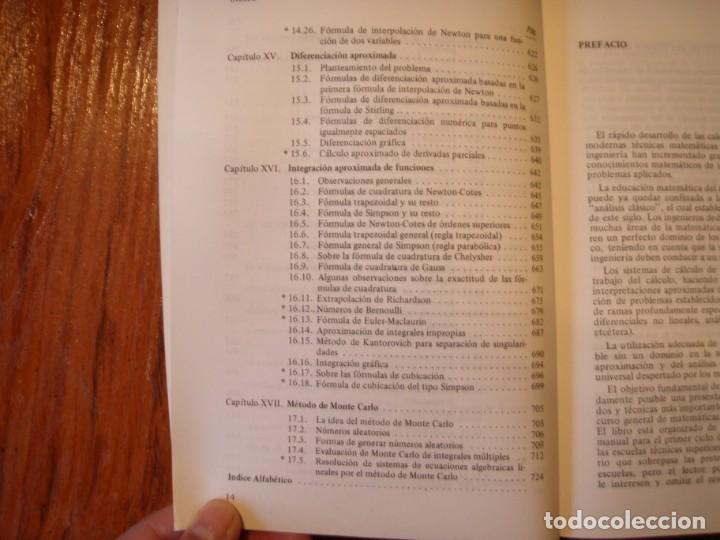 Libros de segunda mano de ciencias: LIBRO C&Aacute;LCULO NUM&Eacute;RICO  FUNDAMENTAL DEMIDOVICH MARON - Foto 7