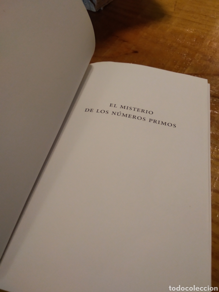 Libros de segunda mano de ciencias: EL MISTERIO DE LOS N&Uacute;MEROS PRIMOS. #4134 - Foto 2