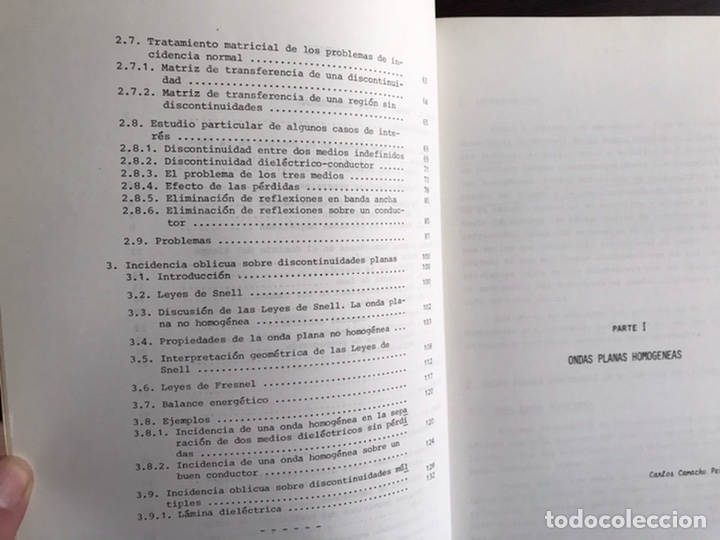 Libros de segunda mano de ciencias: Ondas planas. J. E. page de la Vega. Dif&iacute;cil. - Foto 3
