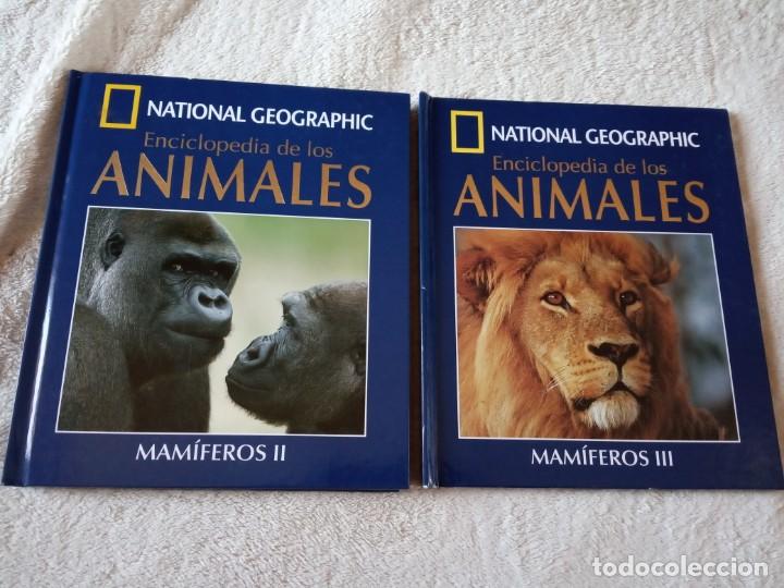 Libri di seconda mano: LIBRO ENCICLOPEDIA ANIMALES MAMIFEROS II Y III 2 TOMOS NUEVOS MAS DVD NATIONAL GEOGRAPHIC