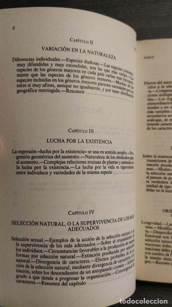 Libros de segunda mano: El origen de las especies  Charles Darwin  Colecci&oacute;n Austral - Foto 3