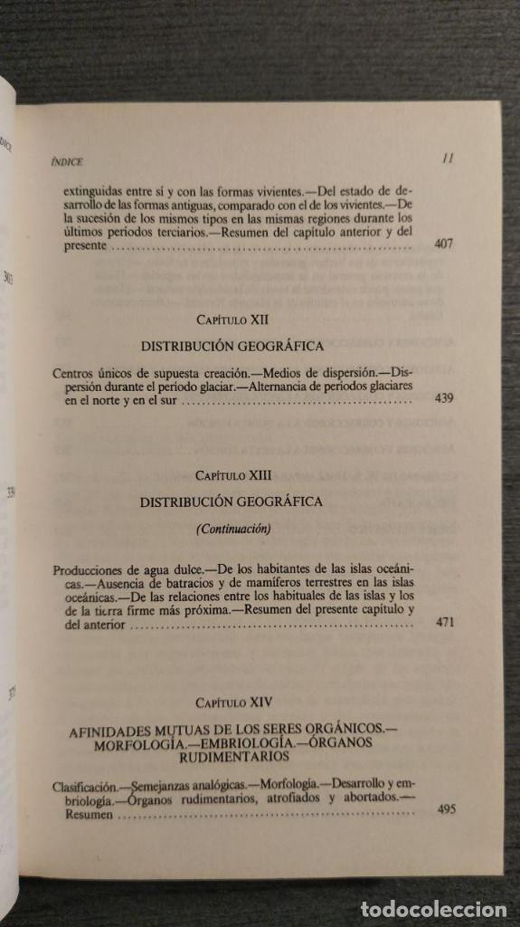 Libros de segunda mano: El origen de las especies  Charles Darwin  Colecci&oacute;n Austral - Foto 6