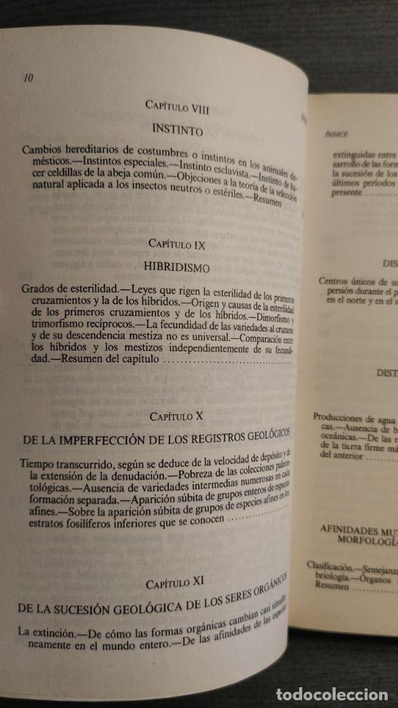 Libros de segunda mano: El origen de las especies  Charles Darwin  Colecci&oacute;n Austral - Foto 9