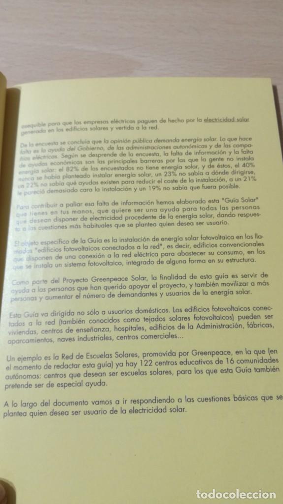 Libros de segunda mano de ciencias: GUIA SOLAR ENERGIA FOTOLVOLTAICA EDIFICIOS CONECTADOS A RED ELECTRICA		H601 - Foto 8
