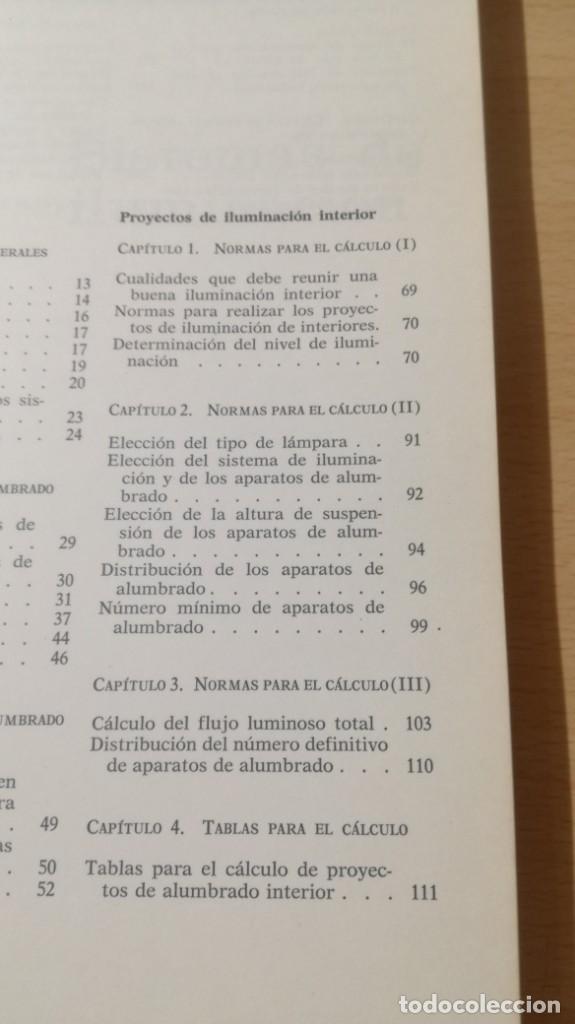 Libros de segunda mano de ciencias: SISTEMAS DE ILUMINACION - PROYECTOS DE ALUMBRADO - CEAC - J RAMIREZ		K504 - Foto 10