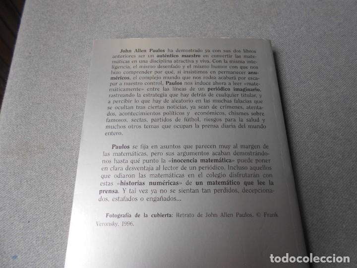 Libros de segunda mano de ciencias: UN MATEMATICO LEE EL PERIODICO - Foto 7