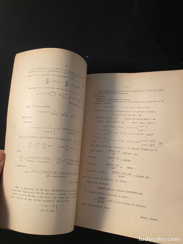 Libros de segunda mano de ciencias: Gaceta Matem&aacute;tica Madrid 1955 - Foto 4