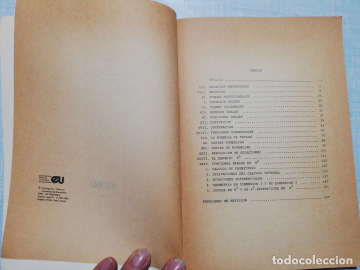 Libros de segunda mano de ciencias: Curso de matem&aacute;ticas I, Ejercicios 1&ordf; EDICI&Oacute;N - Jos&eacute; L. S&aacute;nchez - Foto 4