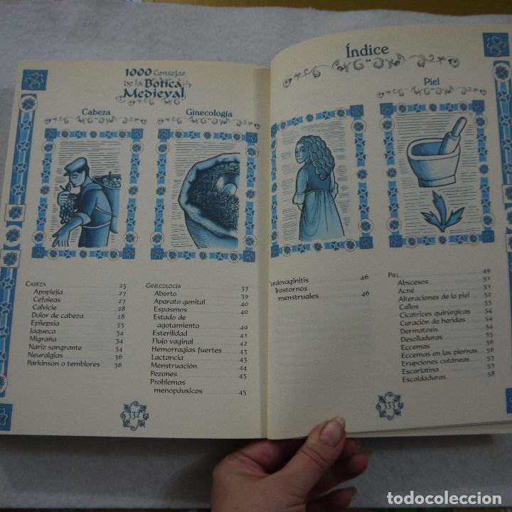 Libros de segunda mano: 1000 CONSEJOS DE LA BOTICA MEDIEVAL - SERVILIBRO - Foto 3