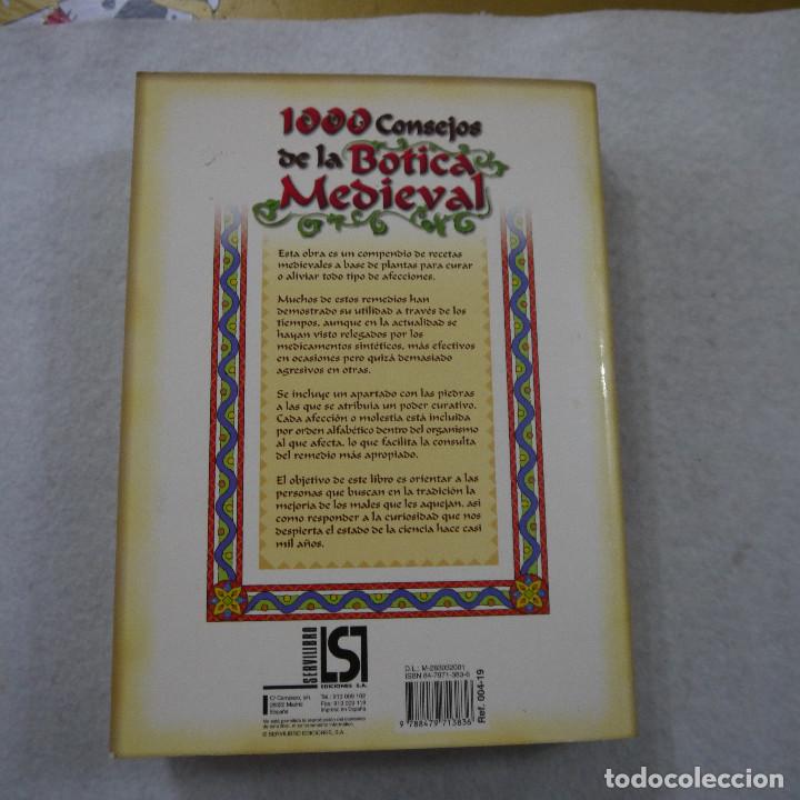 Libros de segunda mano: 1000 CONSEJOS DE LA BOTICA MEDIEVAL - SERVILIBRO - Foto 12