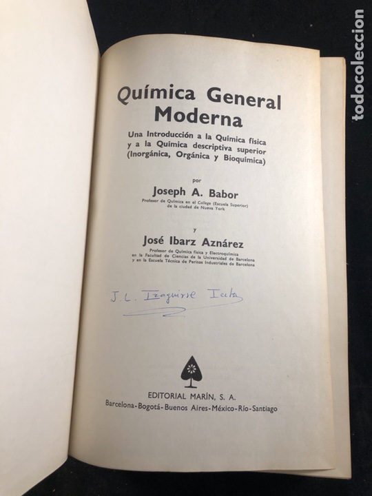 Libros de segunda mano de ciencias: Qu&iacute;mica general moderna - Foto 2
